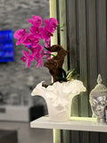 Orchid Whisper™ – Sculpted Ceramic Vase